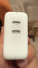 Apple/苹果 35W双USB-C接口充电器-竖向苹果充电头双口充电器原装充电器快充头适用iPhone/iPad/AirPods 实拍图
