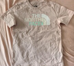 THE NORTH FACE北面童装男女童纯棉短袖T恤户外透气春夏|88ME LK6/粉色 薄款 140 M（140/68） 实拍图