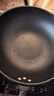 厨老大手工锻打老式铁锅平底无涂层炒锅精铁不粘章丘炒菜锅电磁炉燃气灶 【已开锅】不易锈+平底无盖 30cm 实拍图