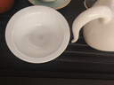 不拙白瓷三才盖碗三件套敬茶碗一人饮陶瓷公道杯茶漏羊脂玉云初岩香 实拍图