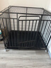 北鼻狗【升级全管加强 】狗笼中型犬大型犬狗笼子宠物狗狗笼子金毛用品 升级四面全管底部加强 黑色 125*95*105 建议130斤内 实拍图