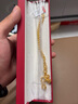 喜缘祥珠宝足金999圆珠光珠光面佛珠黄金项链精品男女款纯金项链520礼物 链长约45cm 金重13.68g 实拍图