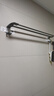 卡贝（cobbe）枪灰毛巾架免打孔浴室卫生间置物架太空铝浴巾架卫浴厕所五金挂件 实拍图