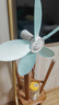 中联（ZOLEE）迷你微风扇电风扇小风扇小电扇台式夹扇家用学生宿舍床头FF01-28 33CM直径蓝色 实拍图