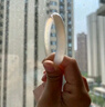 周六福白月光玉髓手镯宽条白透新中式国风送女友生日礼物 58mm  实拍图