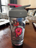 Blender Bottle 蛋白粉摇摇杯运动水杯 大容量塑料杯子带刻度健身便携搅拌杯礼物 tritan甜甜圈800ml 实拍图