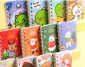 细雨 20本线圈小本子卡通迷你口袋记事本随身携带笔记本幼儿园小学生的小奖品文具礼品物批发 一盒不重复 实拍图