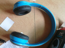 【京东物流】P47头戴式蓝牙耳机耳麦游戏无线耳机运动轻便耳罩式高颜值拍照ins复古风校园学生儿童 蓝色 实拍图