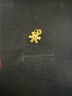 中银鑫行黄金雪花吊坠女新款足金999吊坠24K纯金节日送女友送老婆 雪花吊坠（克重多退少补） 约0.3g 实拍图