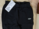 探路者（TOREAD）旗舰 儿童裤子男女中大童装春秋季款透气休闲运动长卫裤 黑色 130 实拍图