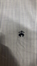 布克兄弟（BrooksBrothers）男士春夏牛津纺扣结领logo休闲衬衫 B976-蓝色条纹 XL 实拍图