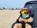 尼多熊儿童防晒帽防紫外线婴儿帽轻量防泼水夏季男女宝宝透气网眼渔夫帽 实拍图