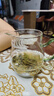 防爆加厚高硼硅玻璃月牙公道杯茶漏一体式大容量带过滤网红分茶器 大肚月牙（绿）400毫升 实拍图