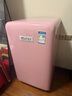 小吉（MINIJ）冰箱小型家用121升一级能效客厅宿舍办公室复古迷你小冰箱Pro 121Pro甜心粉 实拍图