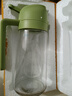 【喷倒两用】玻璃喷油壶瓶空气炸锅厨房家用雾化喷油瓶油罐调料 【耐热玻璃】绿色 470ml 实拍图