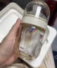 bebebus彩虹学饮杯鸭嘴杯婴儿水杯6个月以上宝宝非奶瓶防呛重力球吸管杯 简约白 270ml 【吸嘴杯+吸嘴】 实拍图