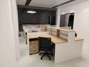 映薇屏风职员办公桌简约现代4/6双人员工位桌椅组合财务室家具工作位 单人位 实拍图