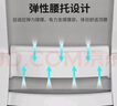 麦瑞迪椅子电脑椅人体工学椅办公椅宿舍学生学习椅久坐舒服凳子靠背座椅 头枕款-黑色黑架 实拍图
