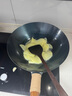荣事达（Royalstar）章丘手工锻打铁锅圆底老式炒锅无涂层不粘炒菜锅燃气灶带盖34cm 实拍图