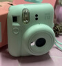 富士（FUJIFILM）拍立得mini12 mini11/7/9升级款 相纸一次成像相机拍照生日送礼物 Mini12 薄荷绿（现货） 官方标配 实拍图