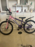 飞鸽儿童自行车6-8-10-12岁青少年自行车学生12到18岁变速山地自行车 变速-辐条轮-渐变紫-98%已安装 22寸【适合身高140cm-160cm】 实拍图
