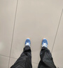 adidas T头鞋 VL COURT复古板鞋德训鞋男女阿迪达斯轻运动 蓝色/亮白/树脂黄   42 实拍图