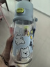 babycare儿童水杯夏季吸管杯学饮杯免拧户外运动直饮幼儿园上学水壶 实拍图