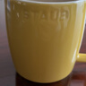 珐宝（staub）咖啡杯系列陶瓷马克杯牛奶杯早餐杯办公水杯子拿铁杯下午茶 拿铁杯350ml 柠檬黄 实拍图