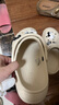 卡骆驰crocs贝雅云彩女士洞洞鞋户外休闲鞋|208186 冬日白-11S(含智必星) 35 (220mm) 实拍图