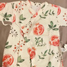 babylove宝宝短袖套装夏季竹棉山茶纱布薄款透气外出儿童清新家居服夏装 实拍图