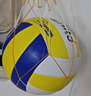 得力（deli）&青少年5号排球学生中考专用训练耐磨胜券柔软高弹排弹机缝排球 实拍图