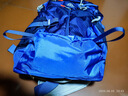 艾王新款登山包轻量化35升大容量背负系统双肩包耐磨防泼旅行户外背包 A纹宝蓝 35升（悬浮背负+防雨罩） 实拍图