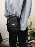 吉普（JEEP）斜挎包男大容量单肩包2025新款休闲通勤便携小背包男防泼水旅行包 黑色 实拍图
