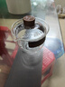 耐热加厚高硼硅玻璃盖碗泡茶茶杯防烫手抓盖碗功夫茶 透明色盖碗 实拍图
