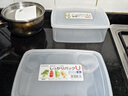 家の物语冰箱收纳盒日本进口保鲜盒食品级密封水果盒冷冻饺子厨房收纳神器 冰箱冷冻盒【日本制】 3L 4件套 实拍图