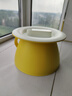 茶花（CHAHUA） 塑料痰盂尿盆儿童便盆宝宝坐便器老人马桶小便器尿壶尿桶带盖子 【新款黄色1个】痰盂 实拍图