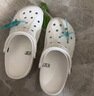 卡骆驰crocs洞洞鞋贝雅男鞋女鞋轻便耐磨一脚蹬拖鞋休闲鞋|10126 卵石色-2V3 37 /38(230mm) 实拍图