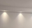 雷士照明（NVC）led家用小山丘射灯嵌入式客厅防眩小孔灯天花灯商用小桶灯 5W 暖白 铝材漆白75-85mm 实拍图
