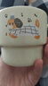 网红新款叠叠马克杯宿舍家用可爱狗陶瓷杯水杯礼物茶杯咖啡杯 奶油色 1个 280ml 奶白礼帽小狗叠叠杯【无盒装】 实拍图