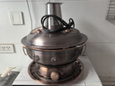 炊老爷（CHUILAOYE） 纯紫铜火锅碳电两用老式木炭铜锅电火锅锅涮肉鸳鸯锅具家商分体 雕龙分体款鸳鸯锅【6-8人】 34cm 实拍图