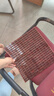 韫色夏季麻将凉席沙发垫夏天竹垫子汽车坐垫办公室网吧凉椅垫贵妃定做 天然竹/咖牛筋边/透气款 单筋 40*40cm 实拍图