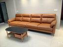 源氏木语意式极简真皮沙发客厅家用现代简约轻奢头层牛皮质沙发3.23米 实拍图