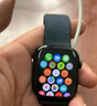 Apple/苹果 Watch Series 10 智能手表GPS款46毫米银色铝金属表壳青云色回环式运动表带MX243CH/B 实拍图