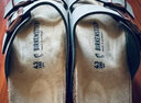 BIRKENSTOCK勃肯德国进口男女款经典舒适软木Arizona双扣拖鞋送父亲送长辈 男款灰色 41 实拍图