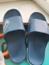 拖鞋男夏季外穿大码运动防滑耐磨室内家居浴室洗澡软底凉拖鞋男 藏青【升级款】 48-49码（适合47-78码穿） 实拍图