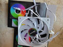 长城（Great Wall）阿基米德X120 ARGB版 白色 12CM风扇（ARGB神光同步/8减震脚垫/加强筋条/60CM长线材/小3PIN串接） 实拍图