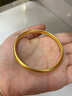 GOLDUNCLE足金9999金饰泥鳅背结婚订婚求婚三金生日礼物送妈妈老婆女友闺蜜 58圈【金重19.19g】面宽约4.3mm 现货 晒单实拍图