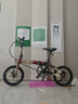 大行（DAHON）K3plus折叠自行车超轻铝合金16英寸9速城市碟刹通勤车KAA693 黑红【内折版】 实拍图