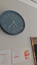 Timess挂钟客厅钟表家用时钟2025款免打孔简约创意挂表挂墙石英钟35cm 实拍图