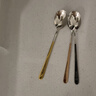 京东京造 勺子 汤饭勺304不锈钢食品级餐具幻彩分餐勺【电镀不掉色】3只装 实拍图
